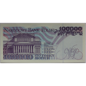 100000 zlotych 1993 seria ae b9